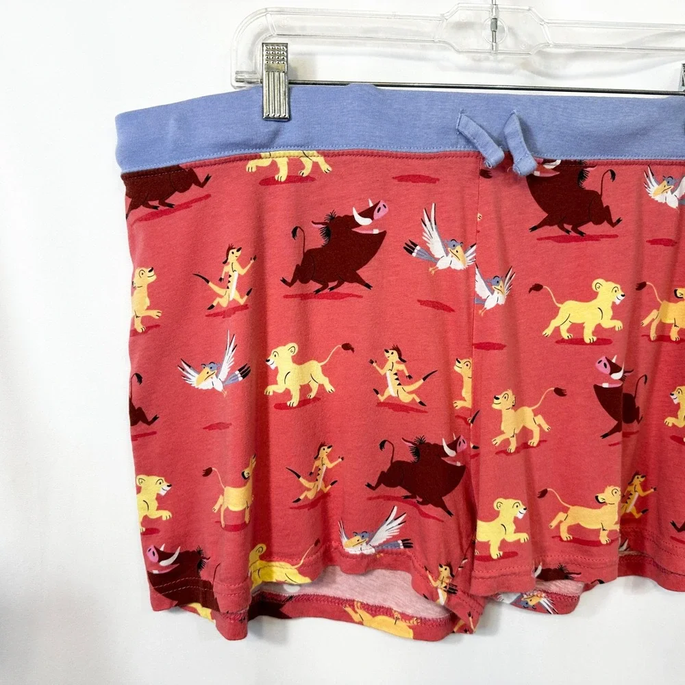 Nite Nite Disney Plus Size 1X Pajama Set Off to Sleep We Go Lion King 1783 - Picture 9 of 16